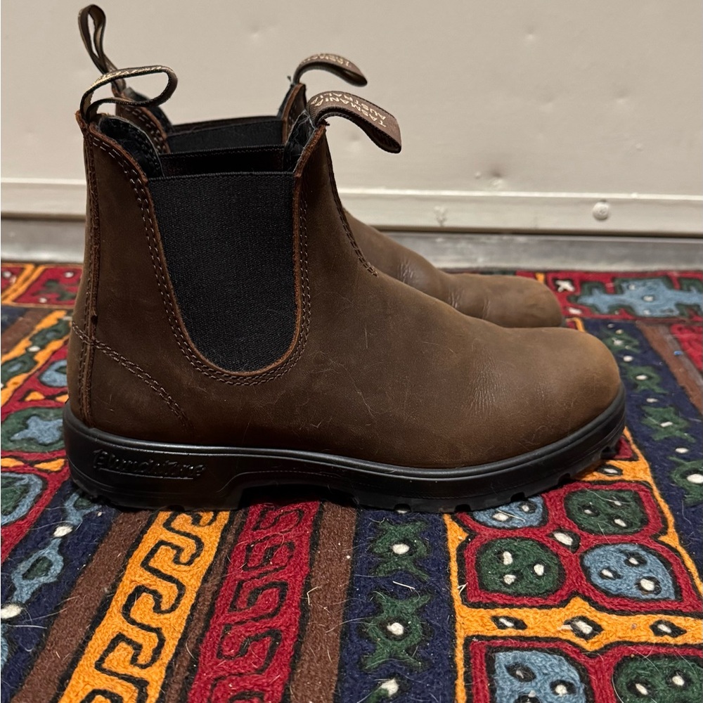 Brown Leather Chelsea Boots